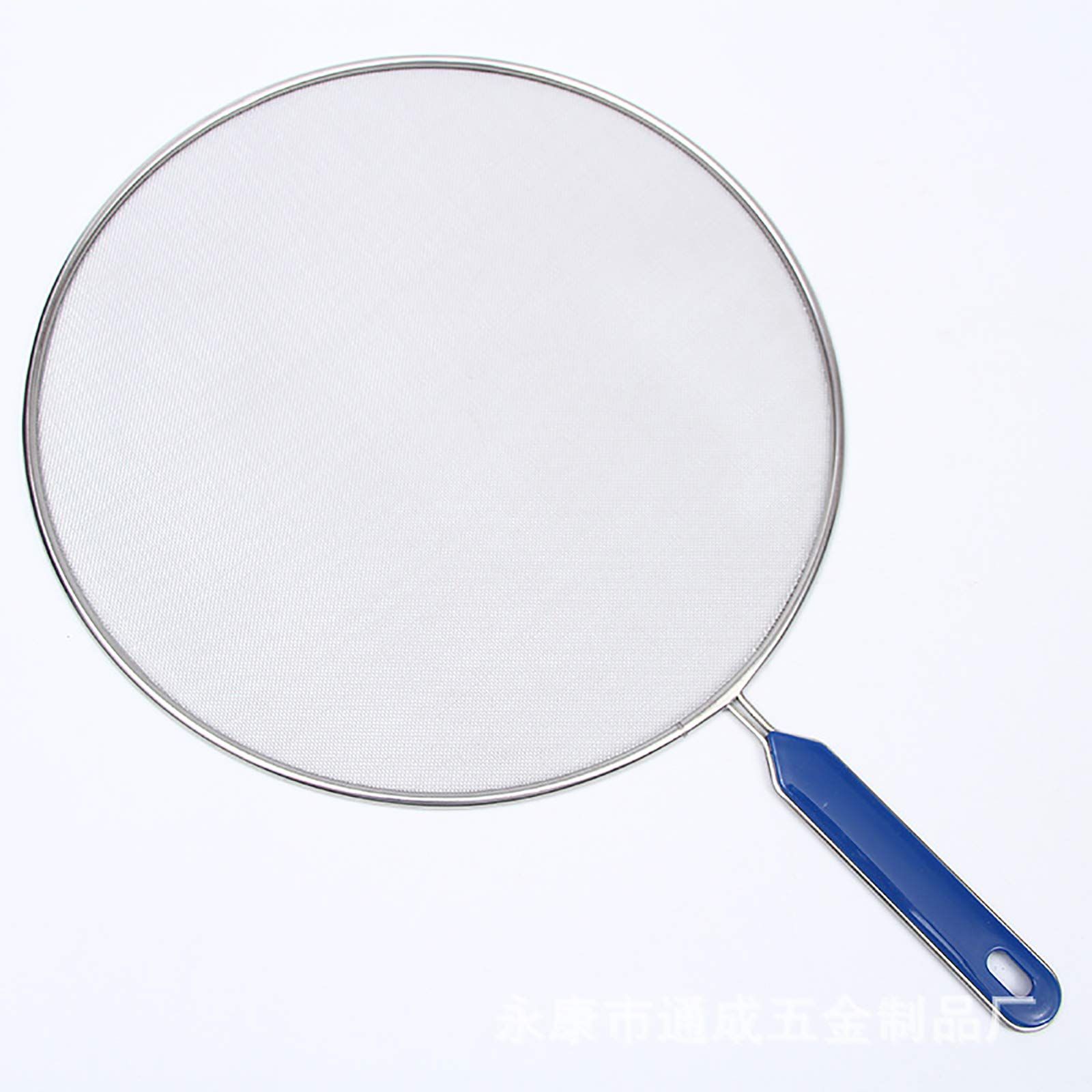 Grease Splatter Screen Stainless Steel Splash Protector Guard Fine Mesh Iron Skillet Lid Hot Oil Splash Shield, 21cm/8.3inch