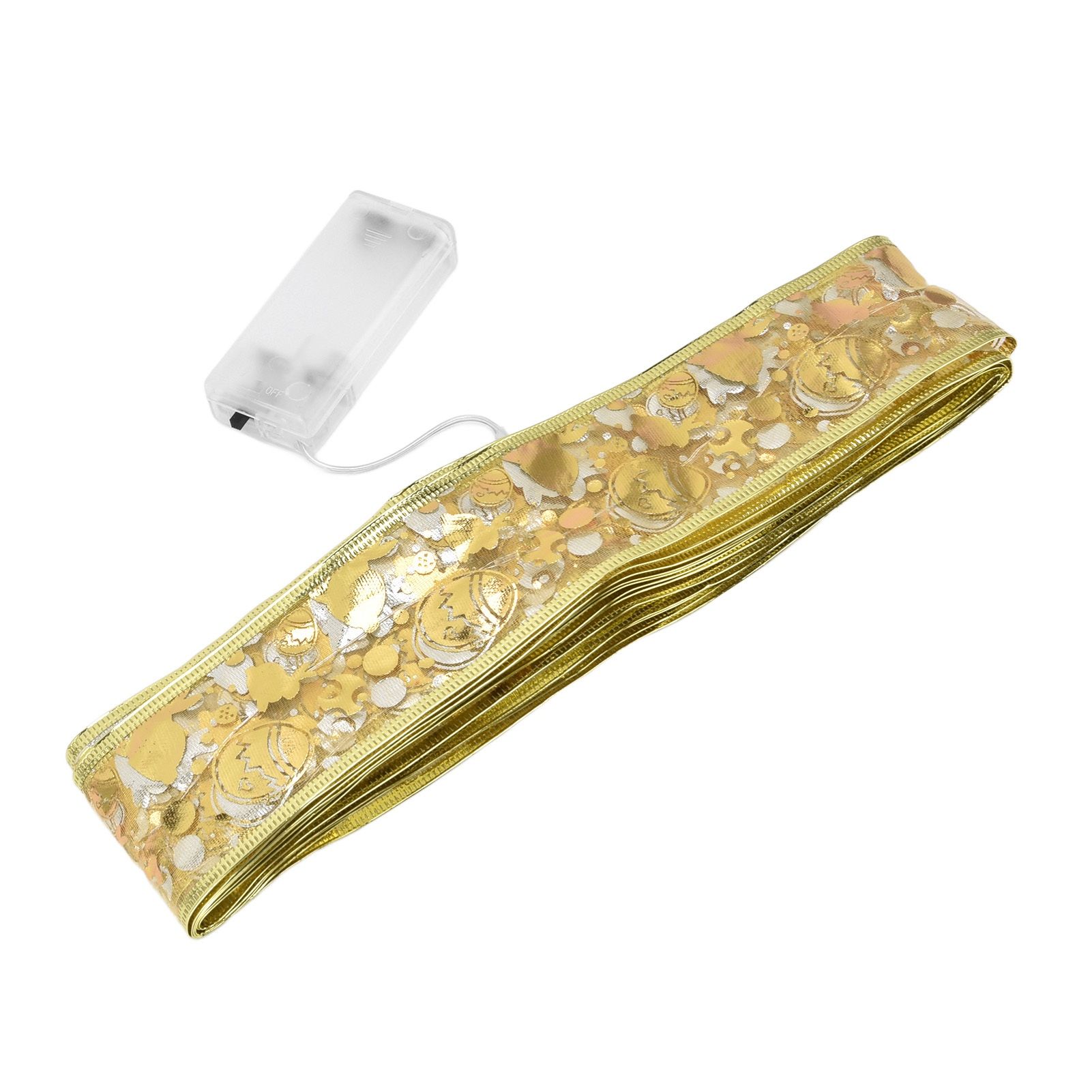 Ribbon Fairy LED Lights Gold Easter Decoration String Shining Ribbon Fairy Lights 5M — image 5