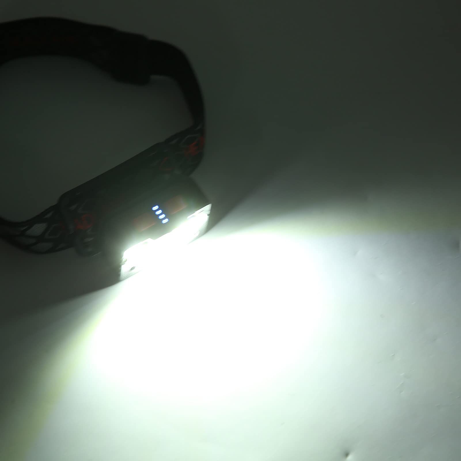 Small Portable Multi Angle Adjustment Rechargeable Headlamp Led Headlamp with USB Charging for Biking, Camping β image 5
