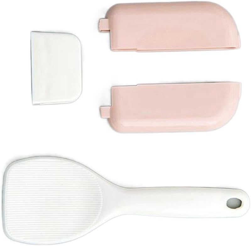 Rice Paddle Stand 2 Sets Rice Spoon Holder Stand Stand-up Cover Rice Scoop Automatic Opening Closing Kitchen Utensils Rice Spatula โ image 5