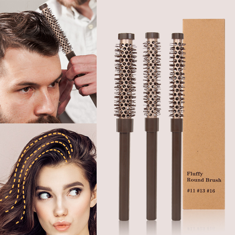 Fluffy Round Hair Brush Set #11 #13 #16 - Volumizing Ceramic Styling Tools for Salon-Perfect Blowouts โ image 2