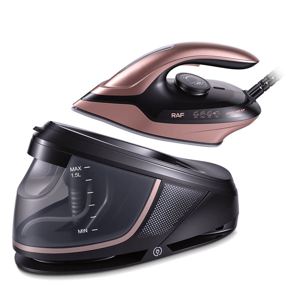 Professional Steam Iron with Ceramic Soleplate and 1.5L Detachable Water Tank for Home Use, Vertical Steaming, Dry Ironing, and Auto Shut-Off Feature for — image 5