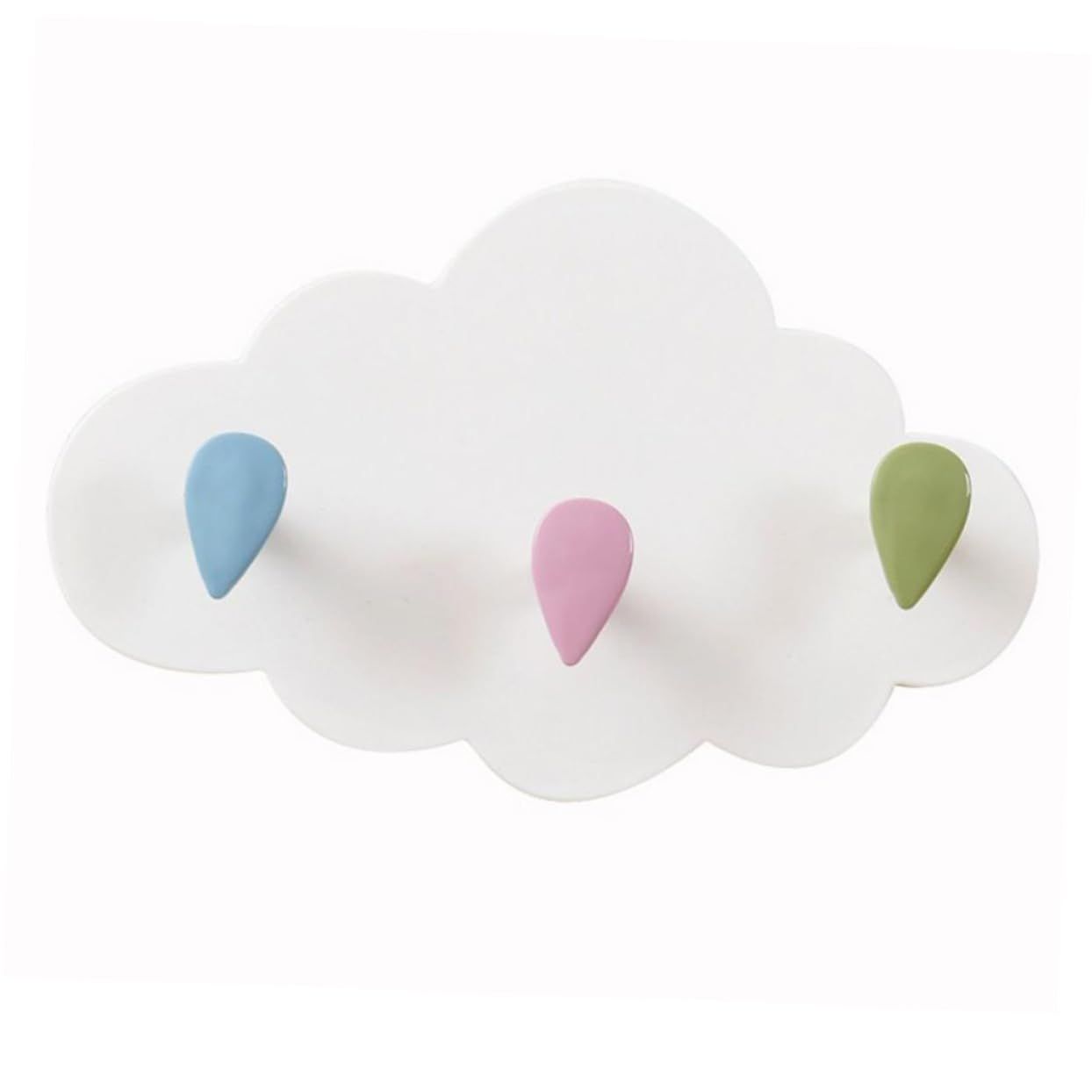 Cartoon Viscose Hook Wall-Mounted Door Behind Coat Hook Bathroom Wall Row Hook Seamless Strong Hook Coat Hooks