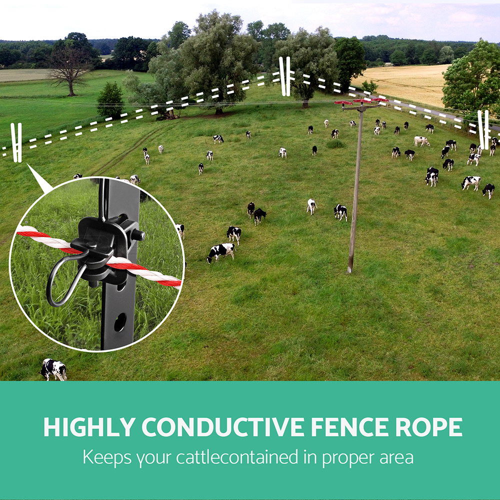 Giantz Electric Fence Poly Rope 2x 500M — image 4