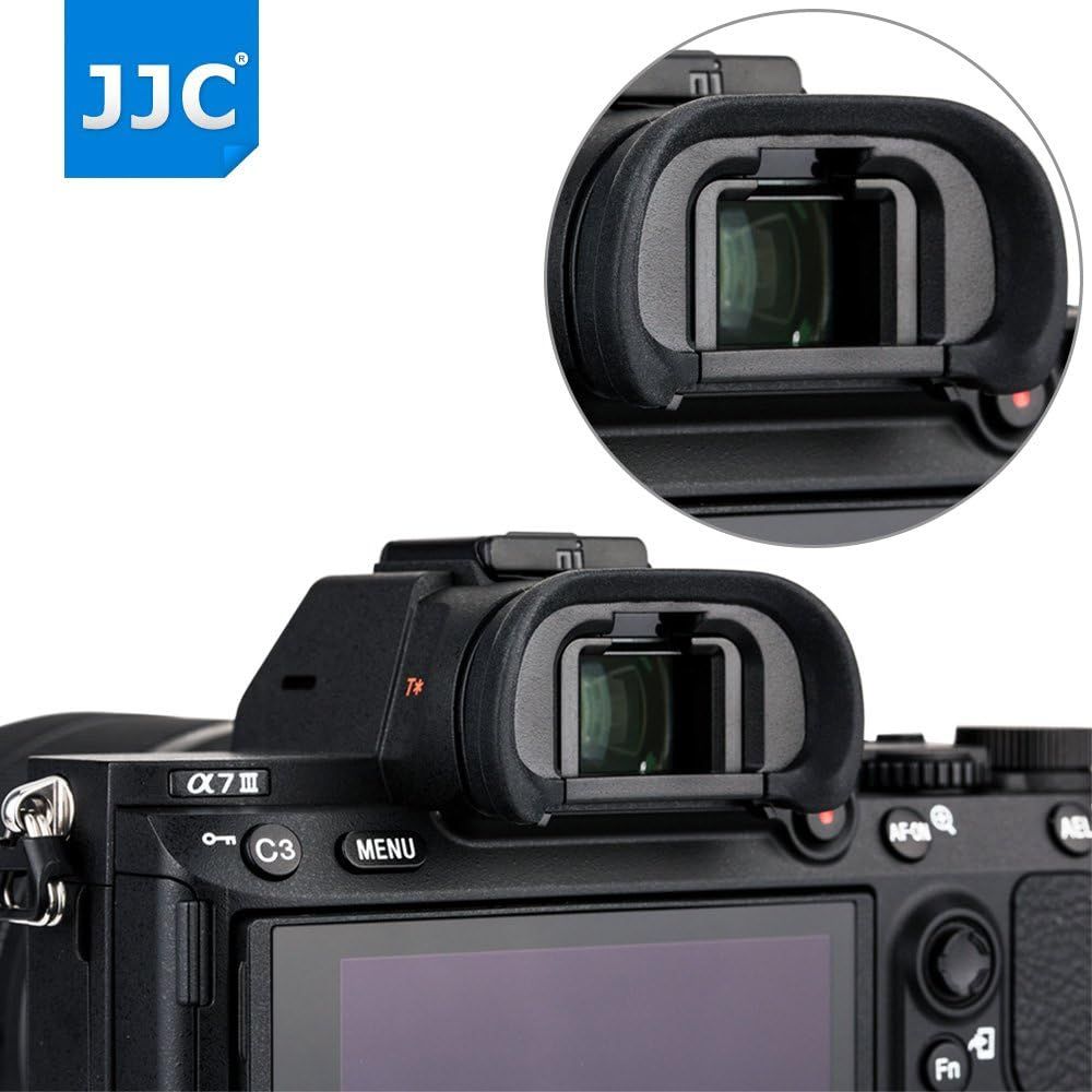2 Pack Camera Eyecup Eye Cup Eyepiece Spare Replacement for Sony A9II A7RIV A7RIII A7III A7RII A7SII A7II A7R A7S A7 A9 A99II A58, Replaces Sony โ image 3
