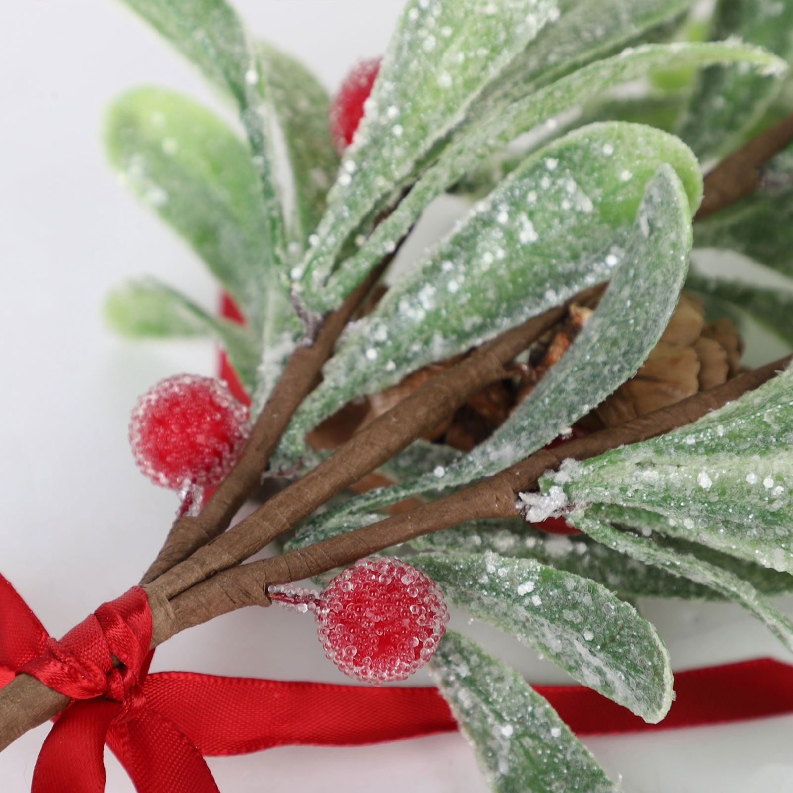 Artificial Mistletoe Leaves Christmas Decoration — image 5