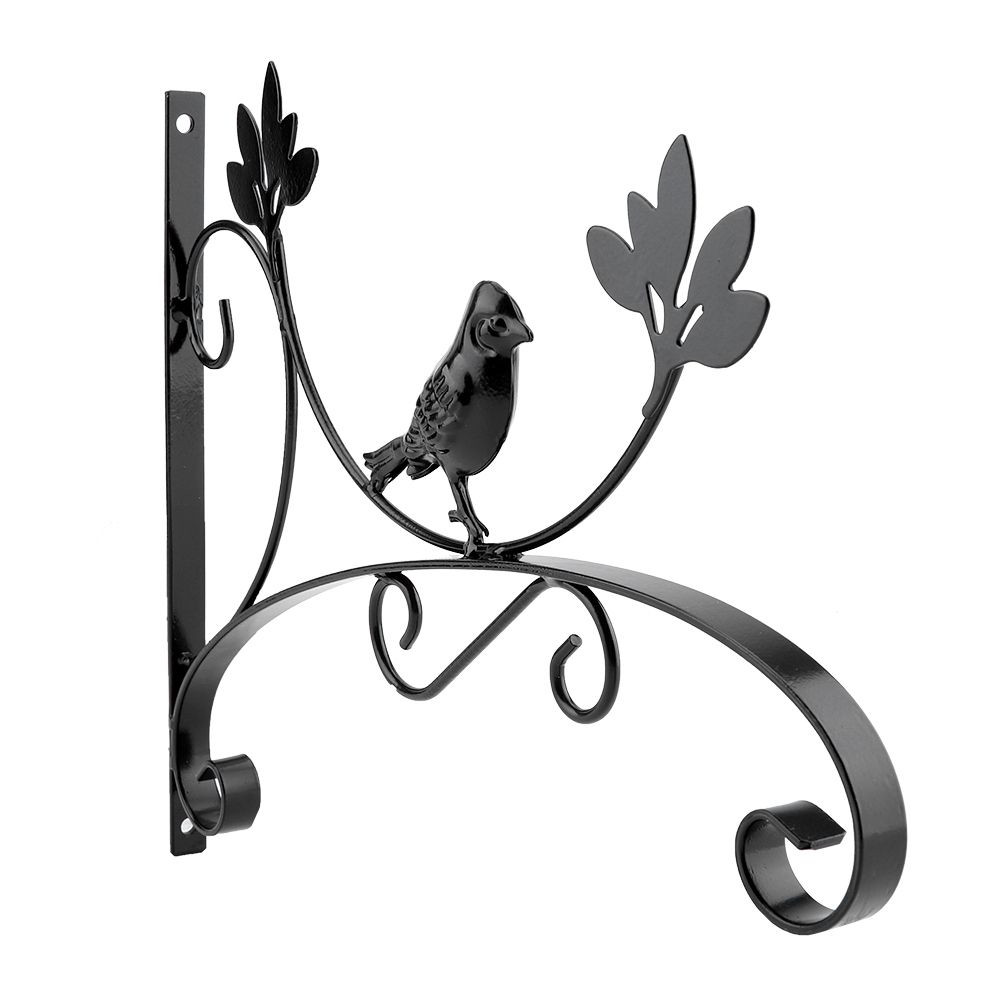 Iron Wall Hanging Bracket Plant Hanger Flower Pot Hook for Home Garden Decor — image 5
