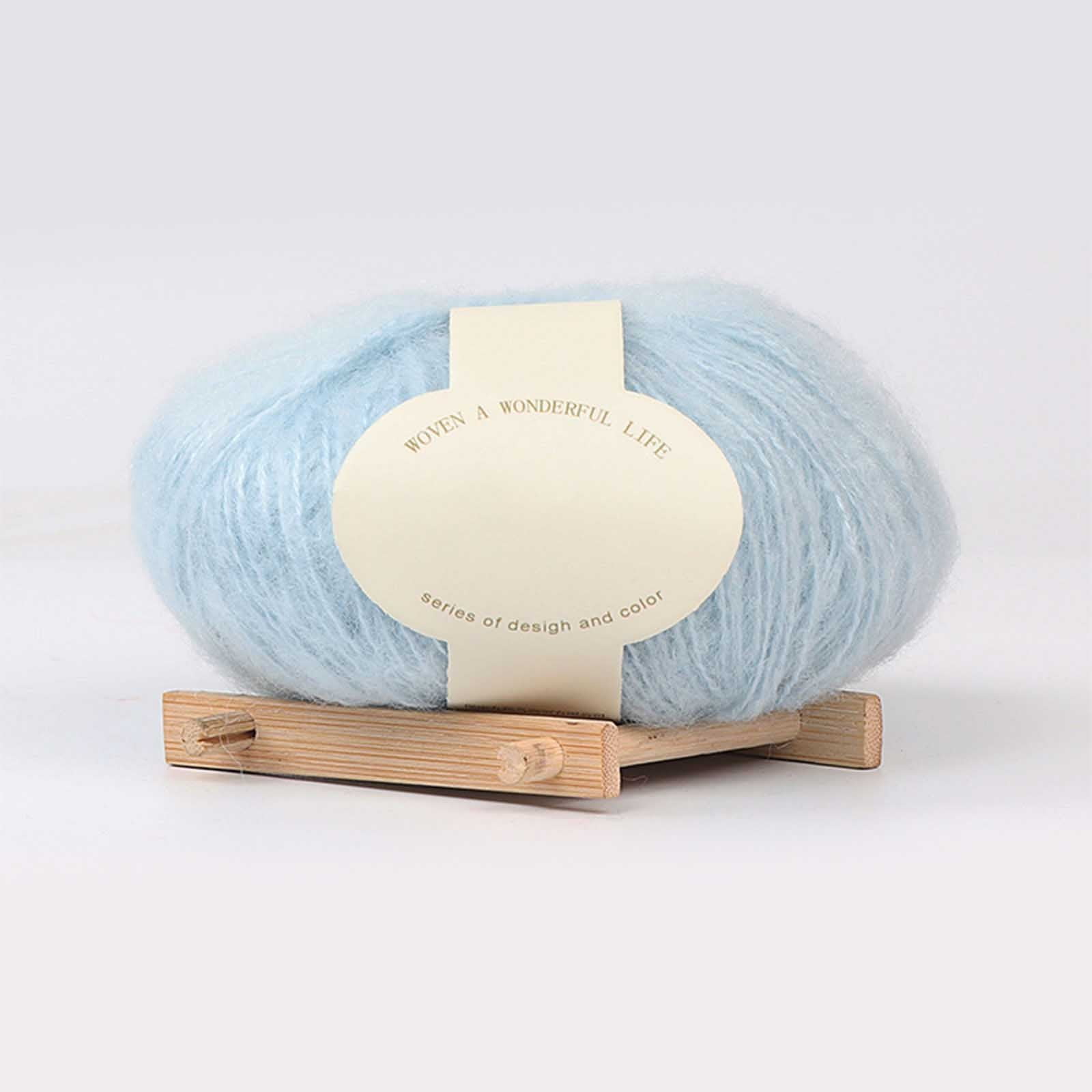 Clearance! Boovnll Mohair Yarn, Soft Yarn for Crocheting, Hand Knitting Hats, Sweater, Scarves, Crafts, Home Decorations, DIY Kids Toys, Yarn 28 โ image 5