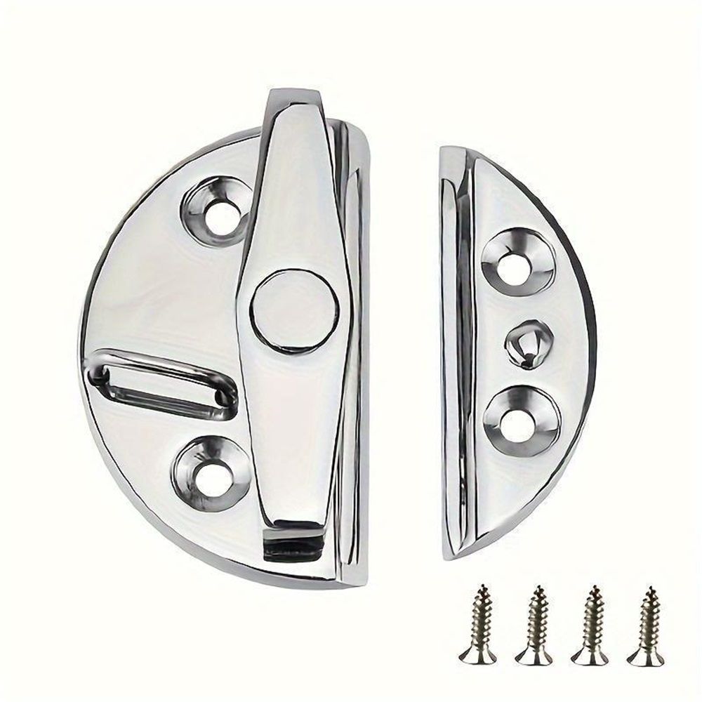 Marine Grade 316 Stainless Steel Turn Twist Button Door Catch Latchfor Door Cabinet Marine Boat Door Catch Latch 316 Stainless Steel Door Latch Round Twist โ image 3