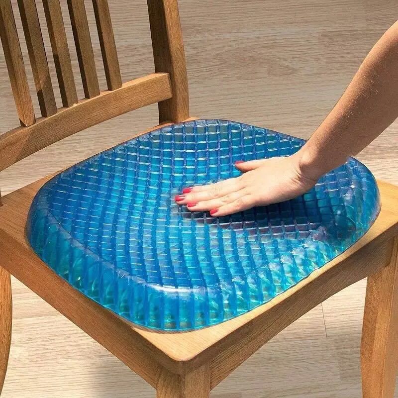 Honeycomb Gel Cushion Student Summer Ventilation Cooling Cool Silicone car ice Cushion Office Cushion Summer Cool Cushion 1 โ image 3