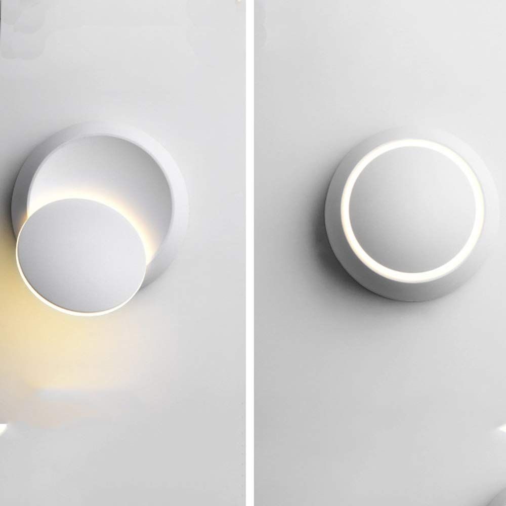 Corridor Wall Lamp Nordic Simple Creative LED Wall Lamp Bedside Lamp Round Adjustable Lighting Length 14cm High 7cm โ image 5