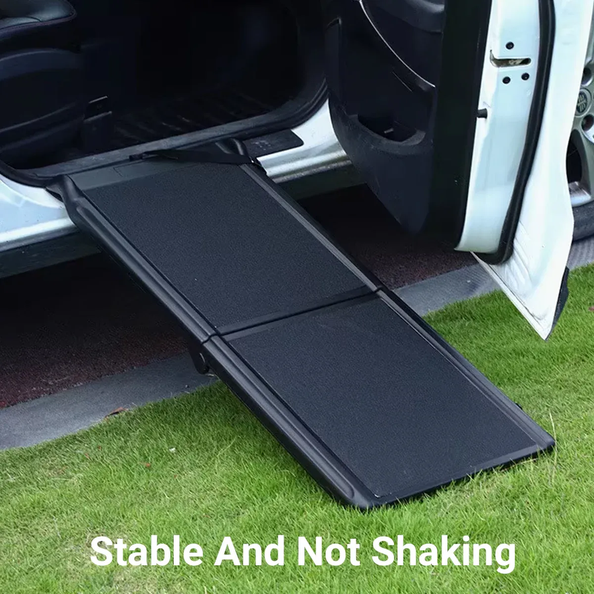 Pet Folding Stair Ladder Step Black Portable Dog Ramp Car Travel Stairs Steps โ image 6