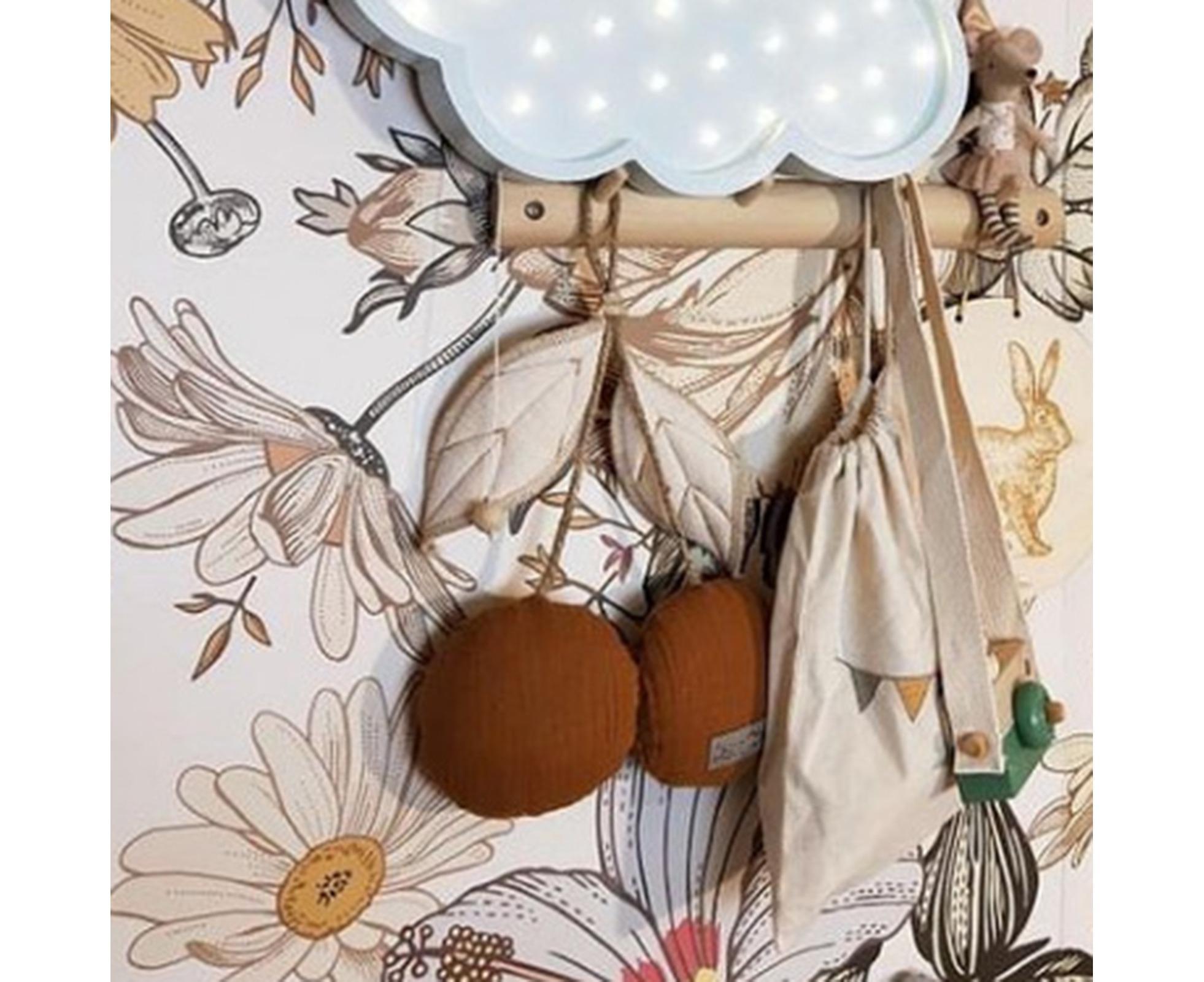 Lovely Cherry Shape Wall Hanging Decor Cute Ultra-soft Fabric Wall Hanging Ornament for Home-Orange — image 6