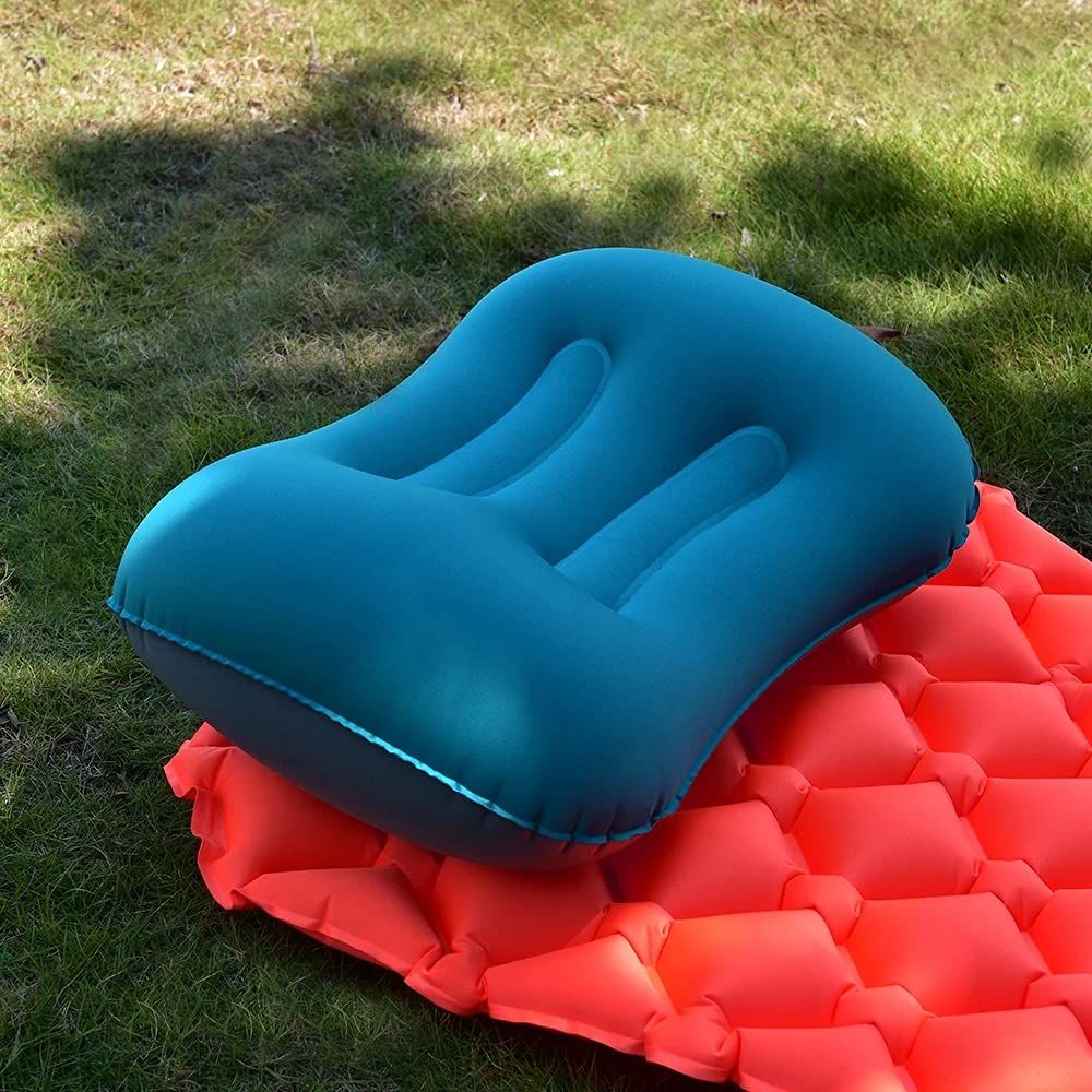Camping Pillow Bed Pillows Portable Inflation Cushion Pillow with Pocket Ultralight Neck Pillow Sleeping Pillow Travel โ image 2