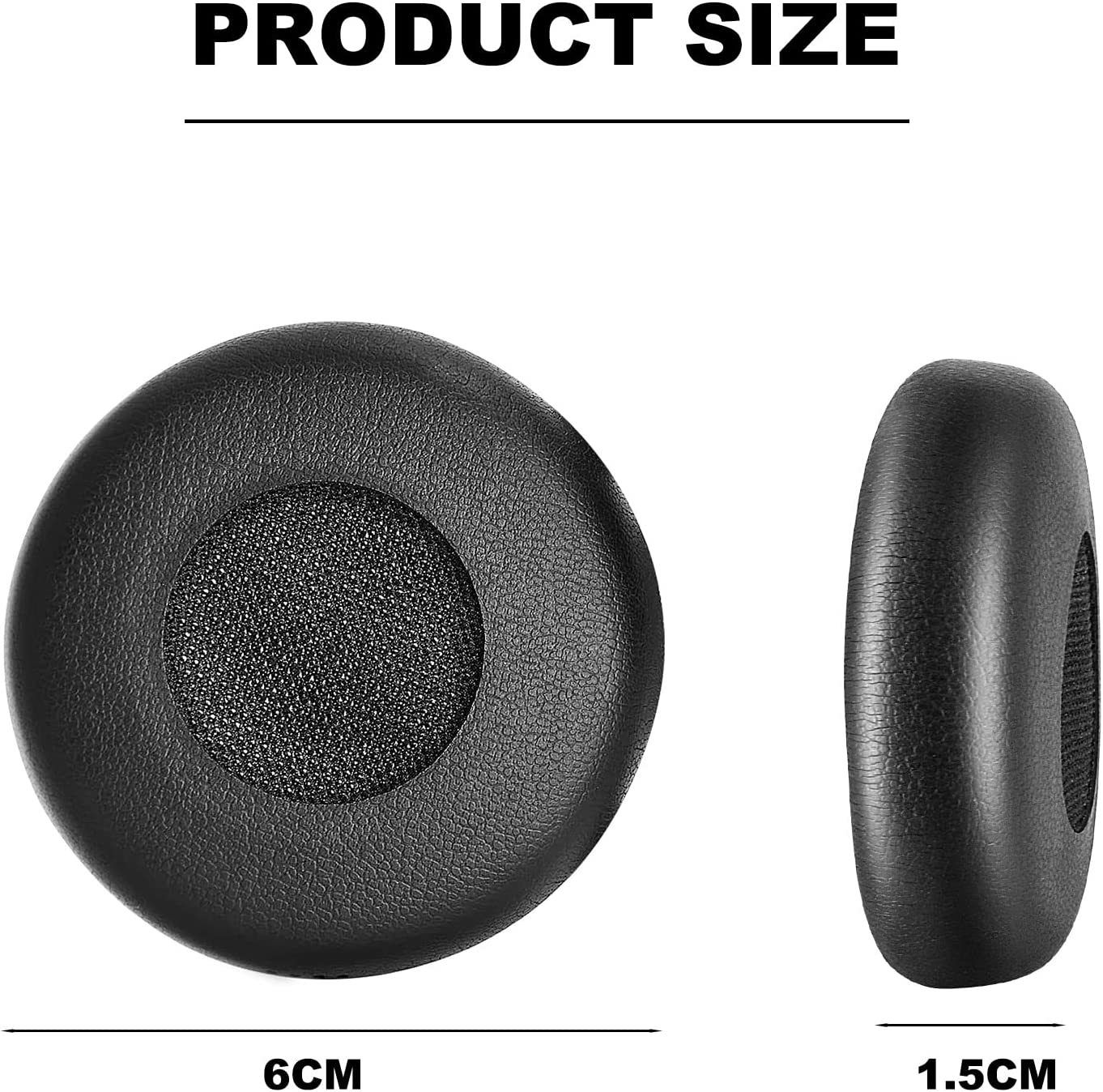 1 pairs Ear Pads Replacement Earpads Cover Cushions Compatible with Headset, All-Day Comfort Design, Memory Foam — image 2