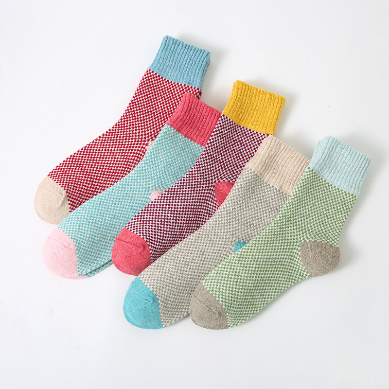 Random Color 10-Pair Women's Vintage Winter Socks - Surprise Mystery Box Bundle โ image 4