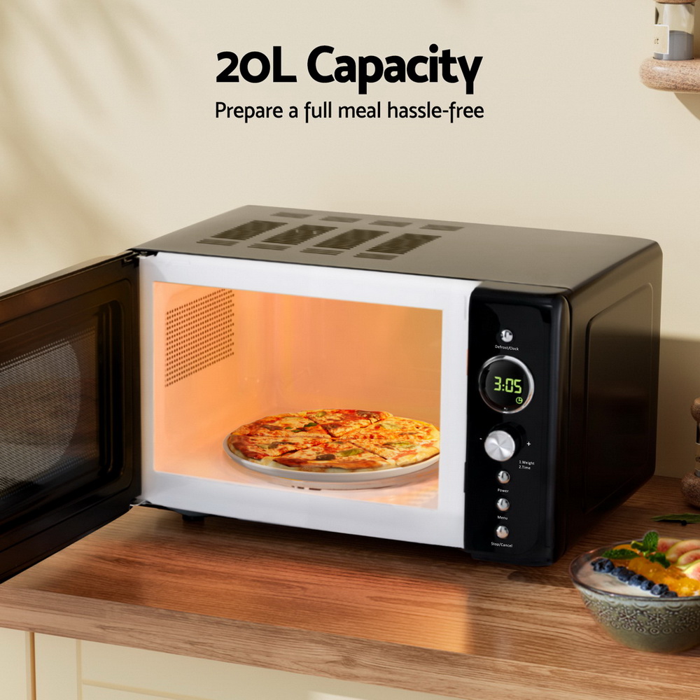 Devanti 20L Microwave Oven 700W Black โ image 5