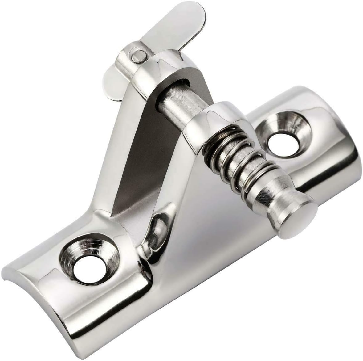 Deck Hinge Boat Bimini Top Fitting 90 Degree Pin Stainless Steel Hot Accessories Marine with Quick Release pins — image 6