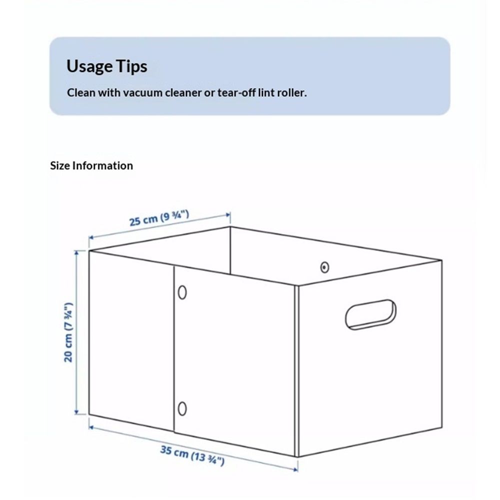 Large Felt Storage Basket with Handles, Open Bin for Shelves, Books, Toys, Laundry & Home Organization (Gray) — image 3