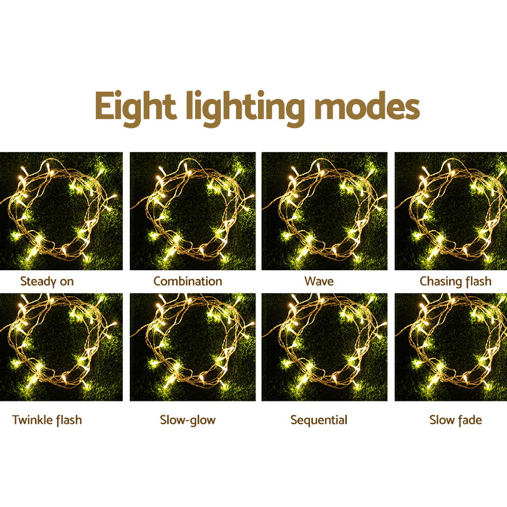 Jingle Jollys 100M Christmas Lights String Light 500 LED Warm White โ image 4