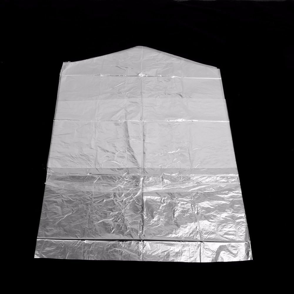 20Pcs Plastic Garment Bags for Hanging Clothes, 35 Inch Clear Dry Cleaner Bags Dustproof Suit Cover Clothes Storage Bag for Skirt Coat Shirt Jacket (60 × 90cm) — image 3