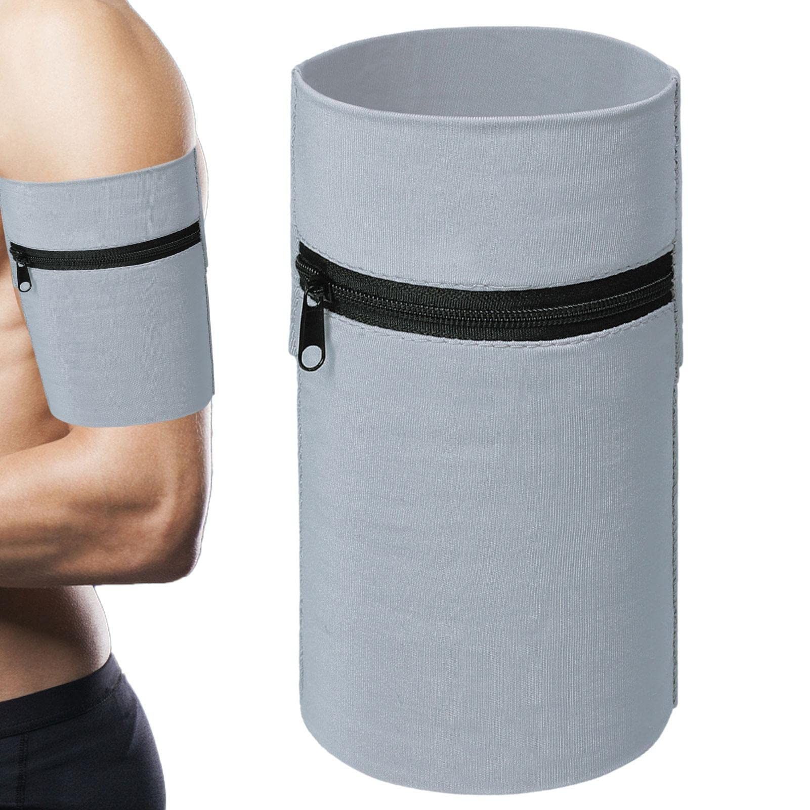 Wrist Pouch with Zipper, Wrist Wallet, Running Wallet Wristband, Wristband Wrist Wallets for Women Men Wrist Pouch for Running — image 4