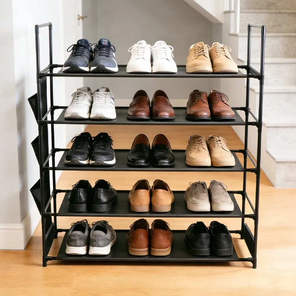 SEDY 5-Tier Shoe Rack Storage Organizer Shelves for 20–25 Pairs Bedroom Garage — image 6
