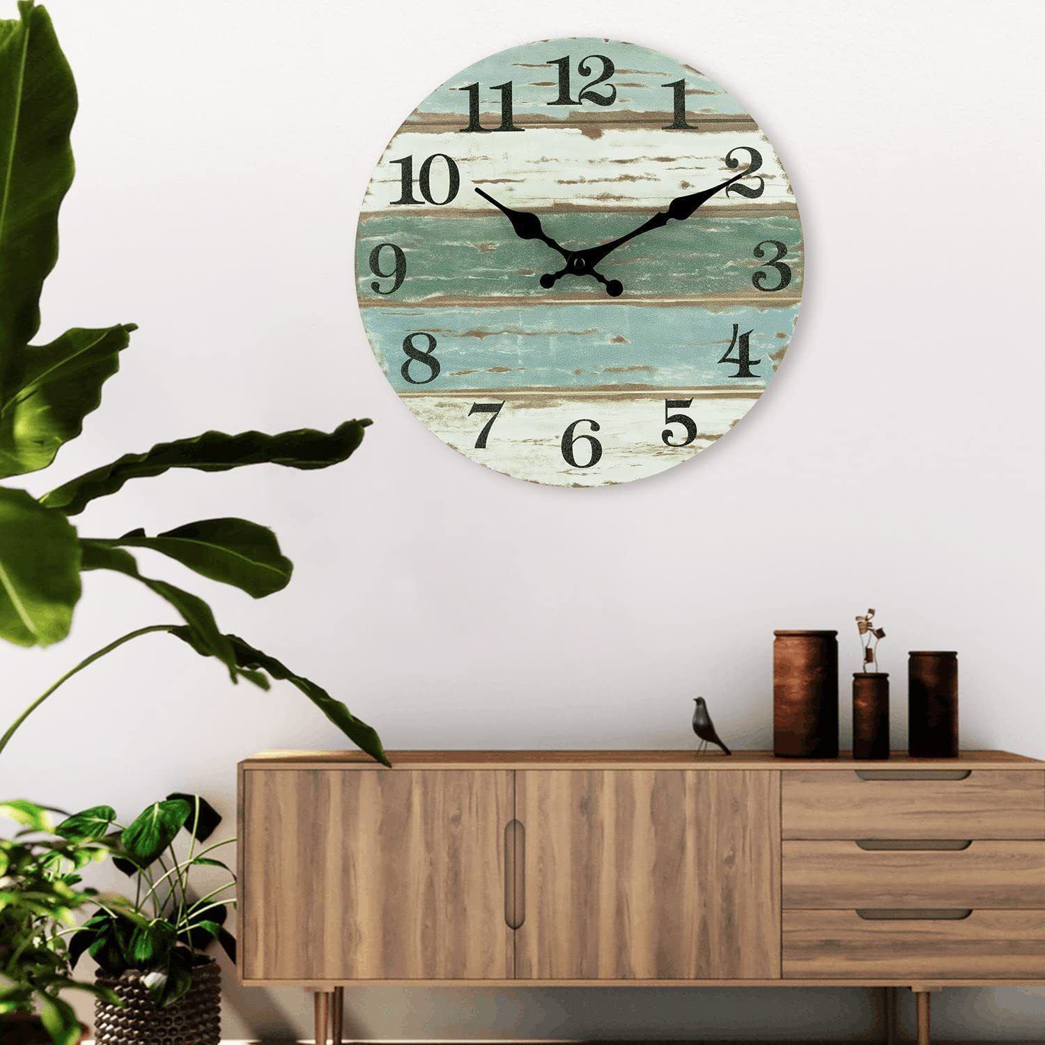 Wooden Wall Clock No.6, 10 Inch — image 2