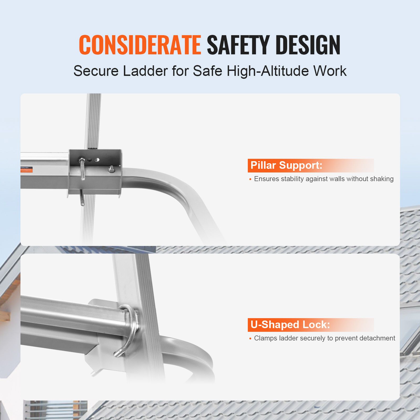 Ladder Stabilizer Extension Ladder Standoff Heavy Duty Wing Span — image 3