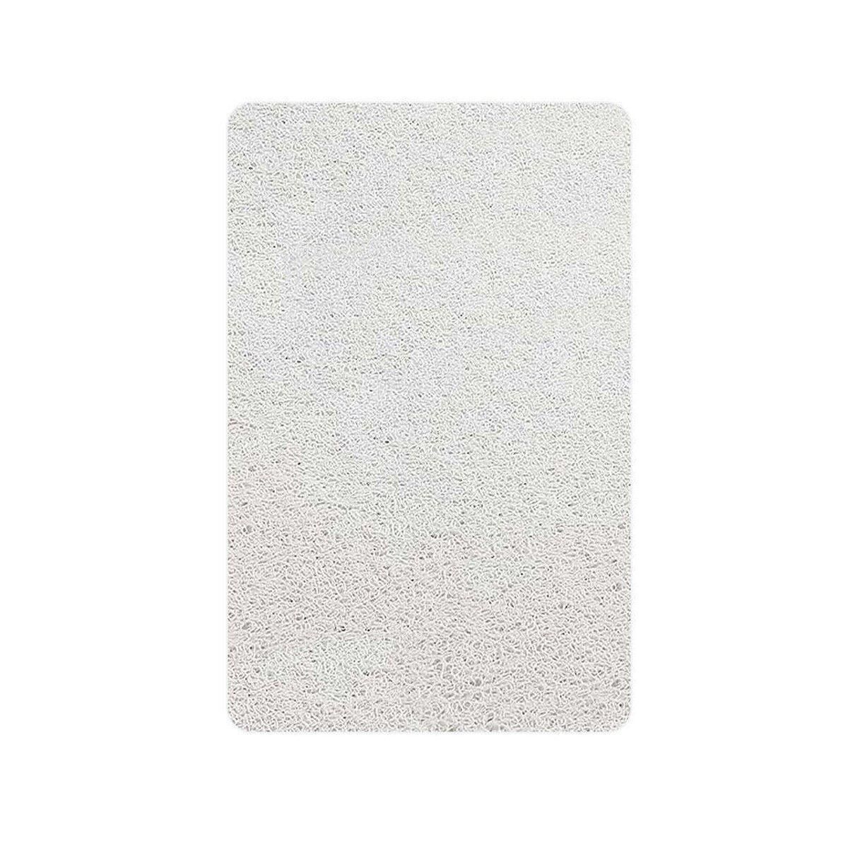 Waterproof Non-Slip Bathroom Shower Mat Anti-Slip Rug Toilet Floor Mat Washable - White-40 × 60cm