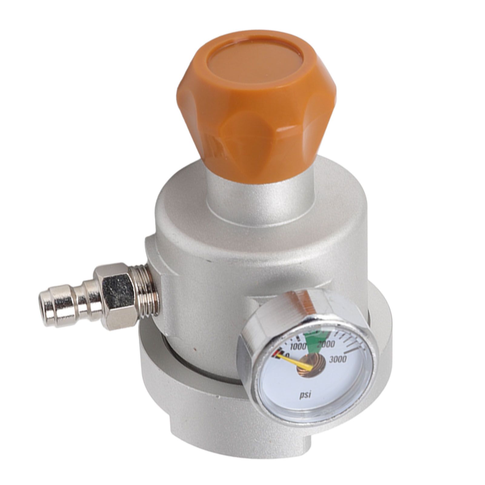 Soda Maker Adapter Aluminum Corrosion Rust Resistance CO2 Refill Connector with Pressure Gauge 8mm Male Quick Plug — image 4