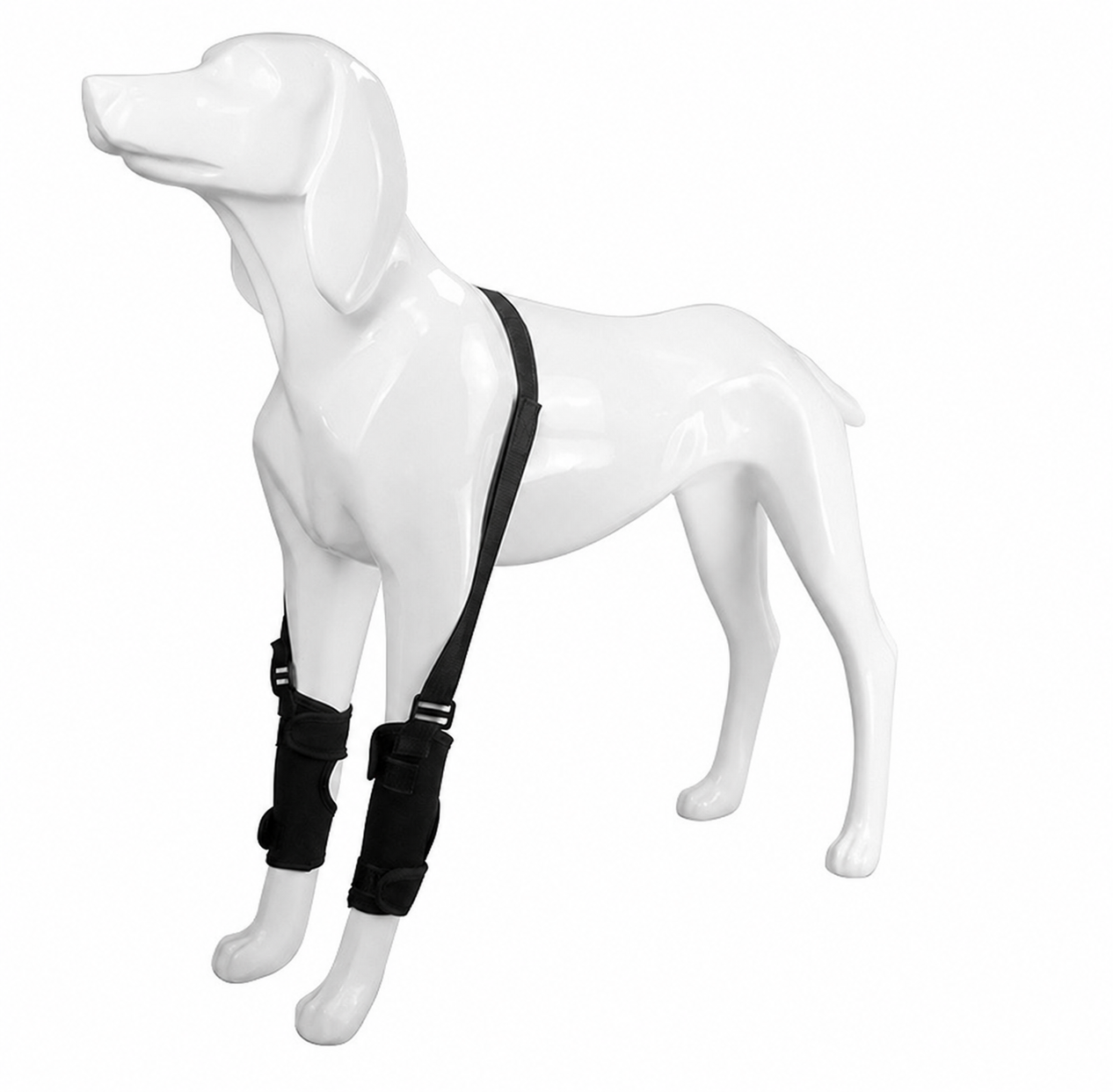 M Size Dog Knee Brace and Leg Support Sleeve - Protective Wrap, Lightweight Anti Licking Cover for Walking and Supervised Daily Pet Care
