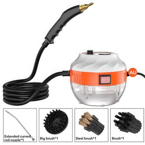 4000W Steam Cleaner Brush High Temperature Pressure Clean Steam Mechine AU Plug orange — image 5