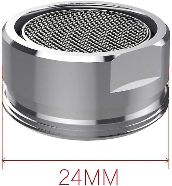 4 Pieces Faucet Filter Aerator Universal Water Saving Faucet Aerators For kitchen Sink Faucet or Bathroom Faucet Silver (24MM) — image 3
