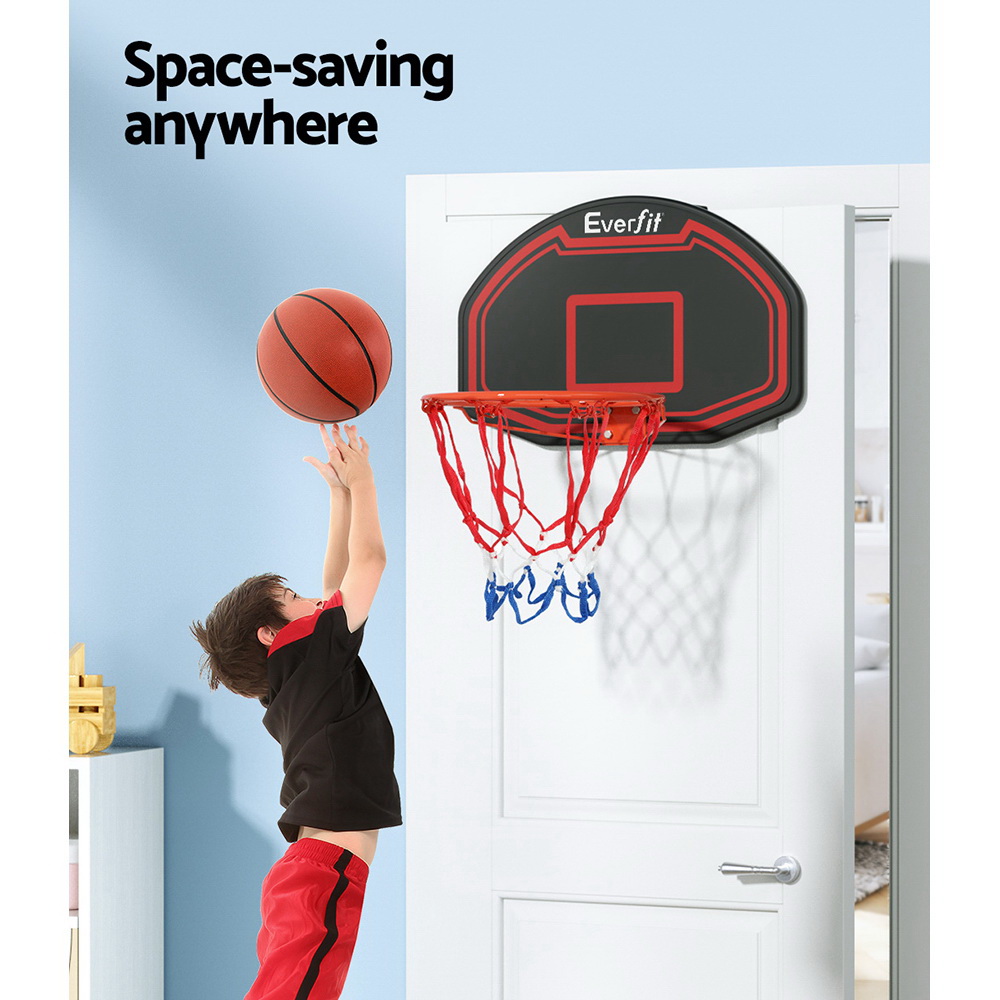 Everfit 38" Basketball Hoop Backboard Door Wall Mounted Ring Net Sports Kids โ image 5