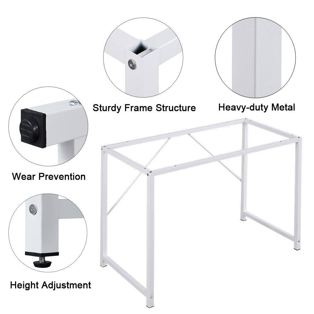 YES4HOMES Computer Desk, Sturdy Home Office Gaming Desk for Laptop, Modern Simple Style Table, Multipurpose Workstation — image 5
