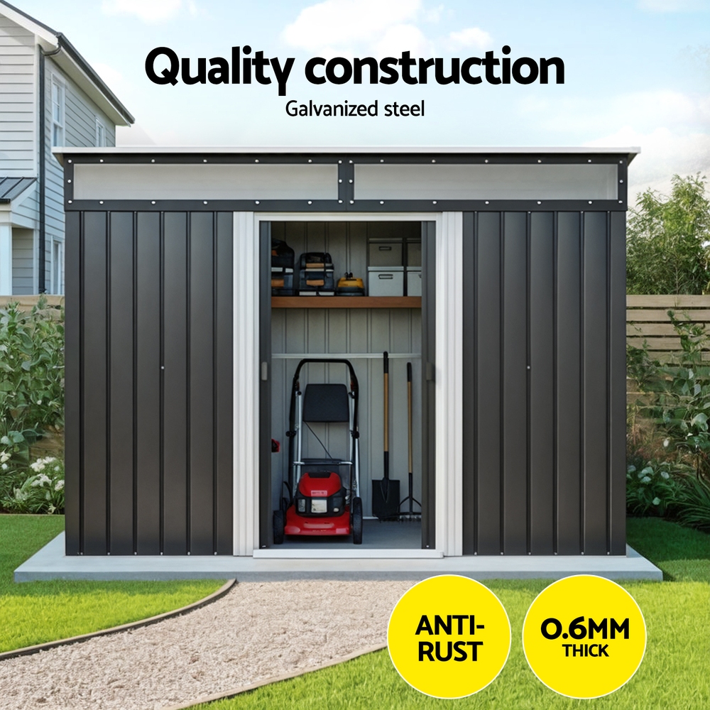 Giantz Garden Shed Outdoor Storage 2.60x1.95M Tool Sheds Workshop House Shelter โ image 5