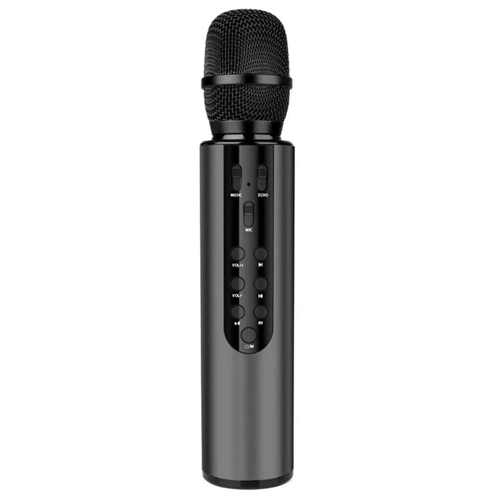 Multifunctional Wireless Bluetooth Karaoke Microphone Black — image 3