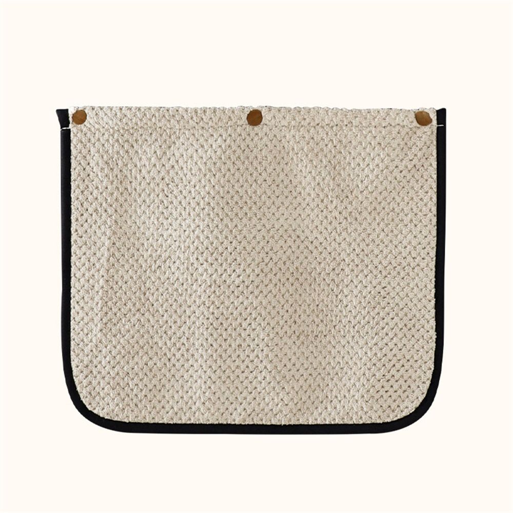 Apron for Women with Pocket, Cross Back No Tie Pinafore No Tie for Kitchen Garden Cooking with Hand Wipe (brown) — image 4