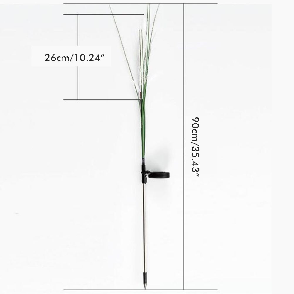 Solar Reed Garden Lights Waterproof LED Garden Stake Lights Decorative for Outdoor Lawn Patio Yard Pathway โ image 2