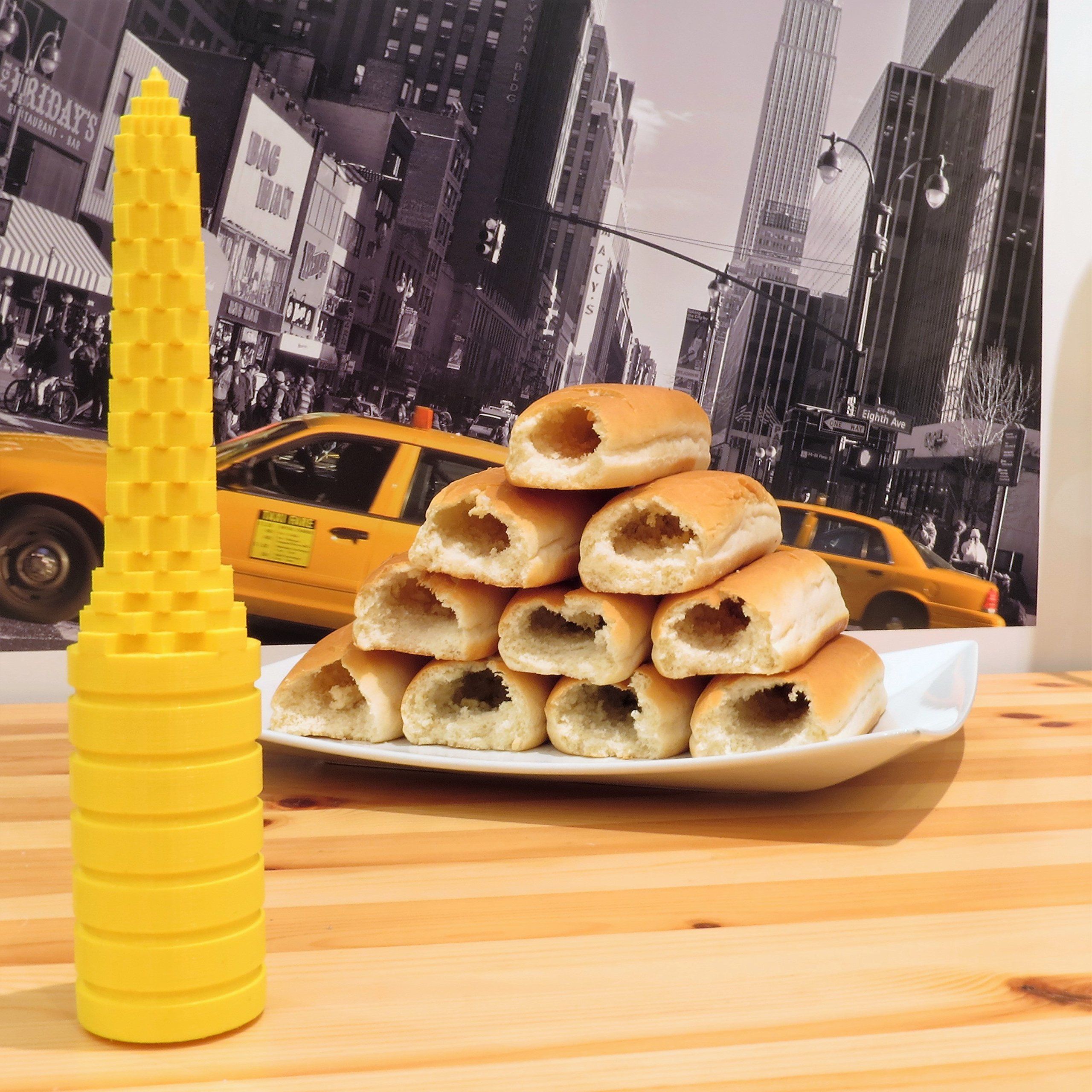 Hot Dog Bun Driller Perfect for Grilling and BBQ, Ideal Size for Brats and Other Sausages Creative bread drill — image 3