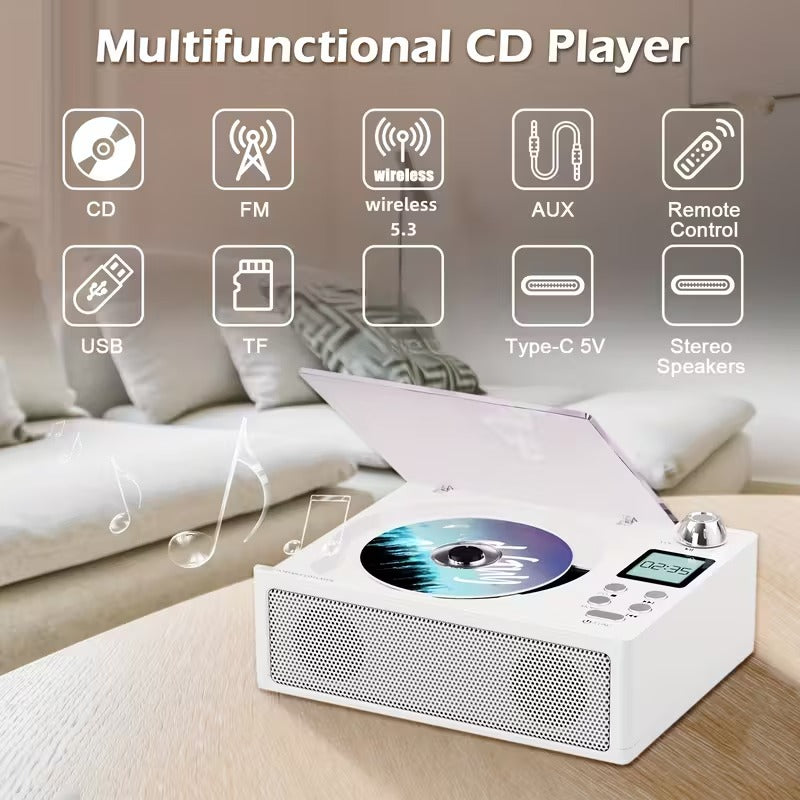 CD Player with Wireless Speaker & FM Radio — image 6