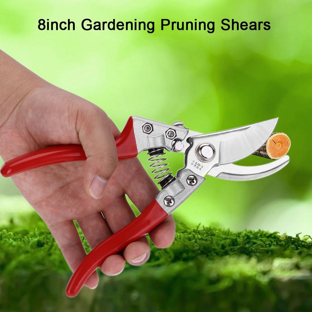 1Pc 8inch Fruit Tree Bonsai Gardening Pruning Shears Pruners Scissors Grafting Cutting Tools — image 2