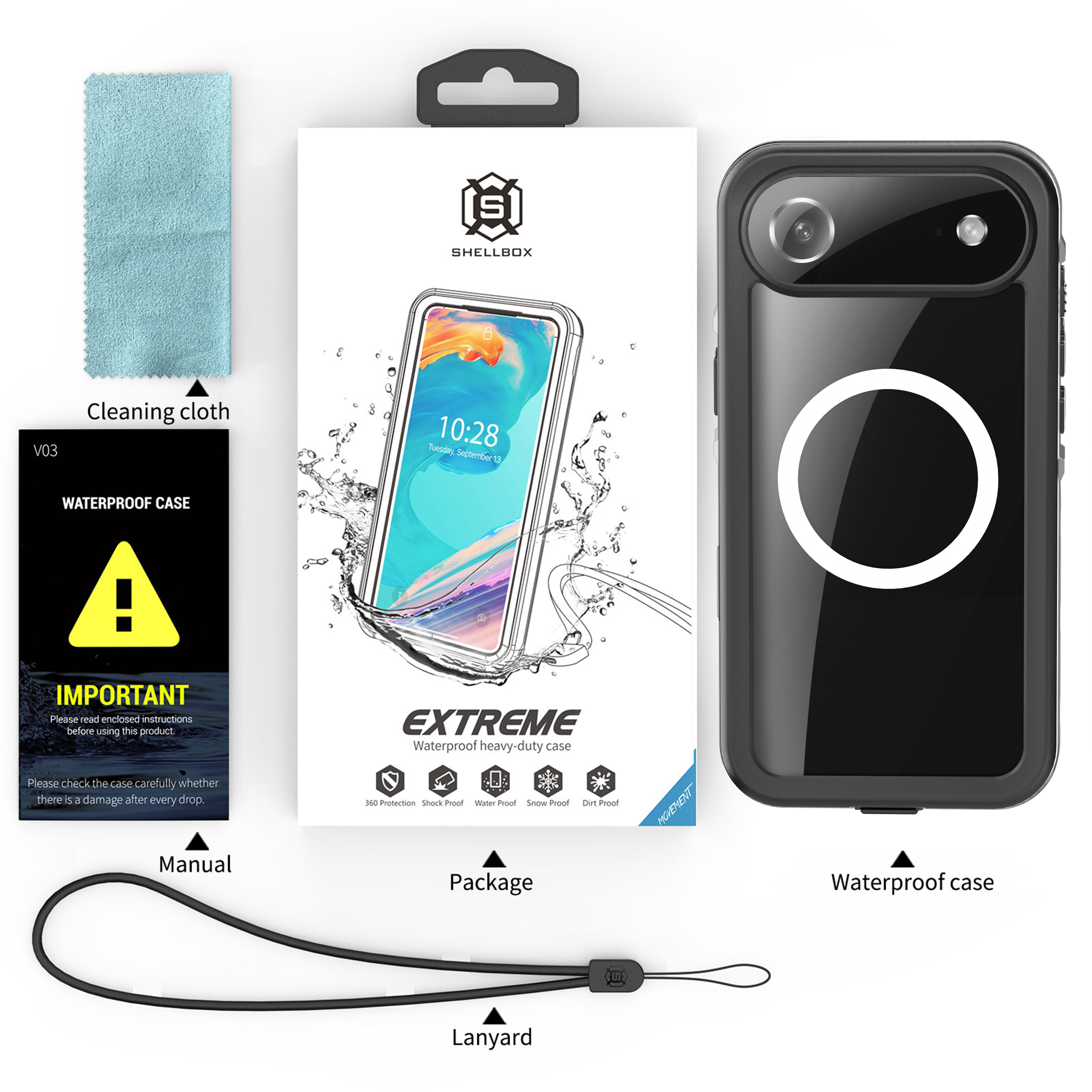 iPhone 17 Air Waterproof Case Heavy Duty Case — image 5