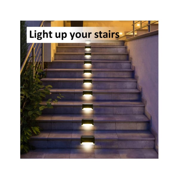Waterproof LED Solar Lights 16-Pack for Stairs Fence Garden Patio Walkway Max Brightness — image 4