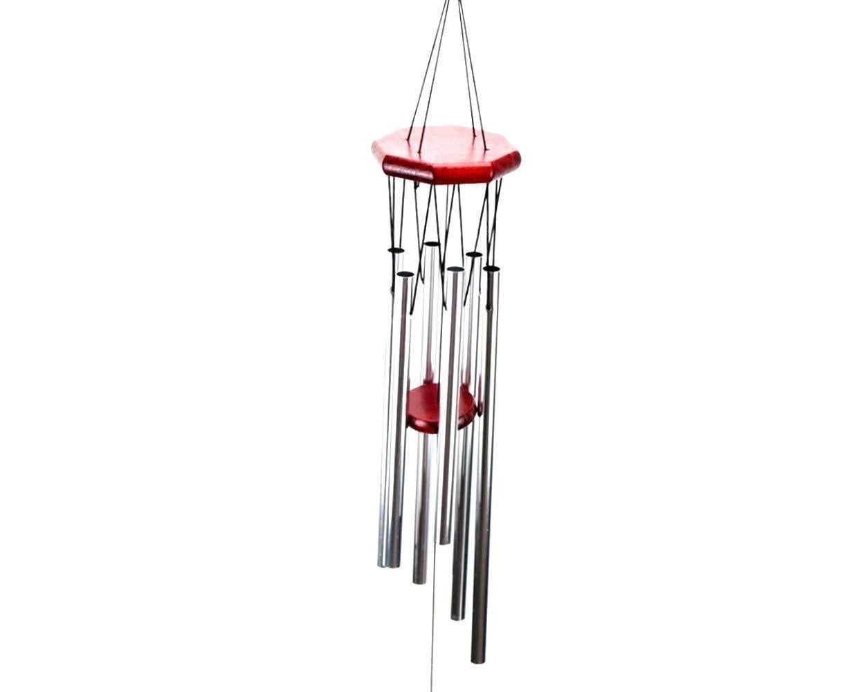 Wood Metal Retro Wind Chime Outdoor Garden Porch Balcony Home Decor Ornament-Random Style — image 4