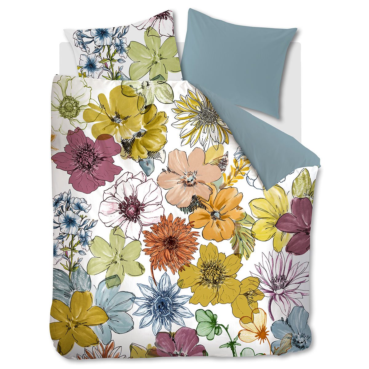 Bedding House Lotti Multi Cotton Floral Quilt Cover Set King — image 5