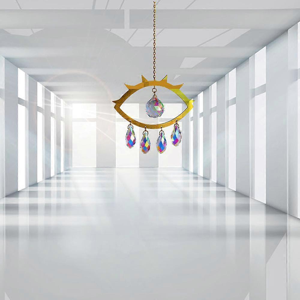 Evil Eye Suncatcher Crystal Light Catcher window curtain home decoration crystal tracery — image 3