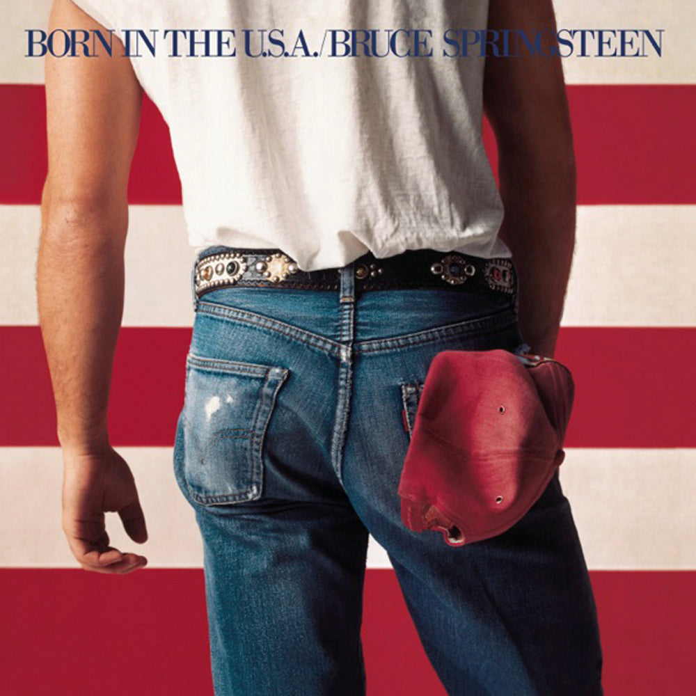 Crosley Record Storage Crate Bruce Springsteen Born In The U.S.A Vinyl Album Bundle — image 2