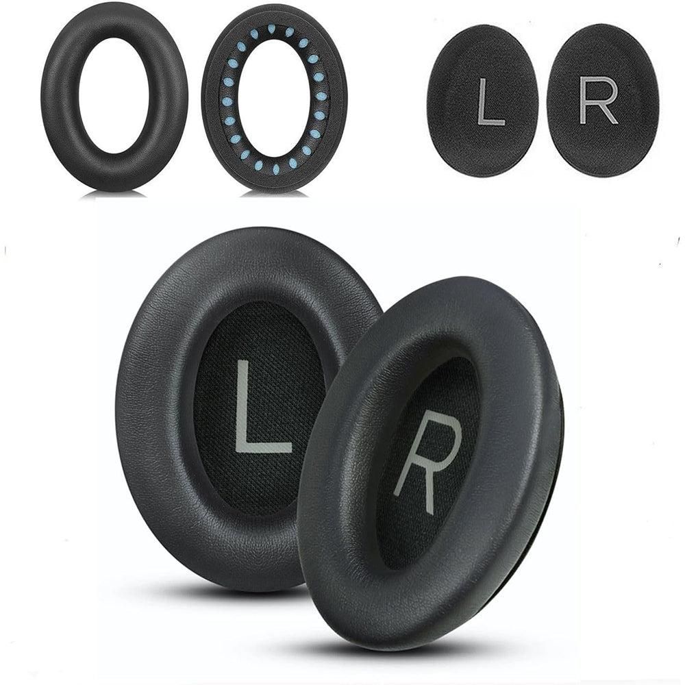 Pair of Replacement Ear Pads for Bose QC45 Headphone Ear Cushions Black — image 2